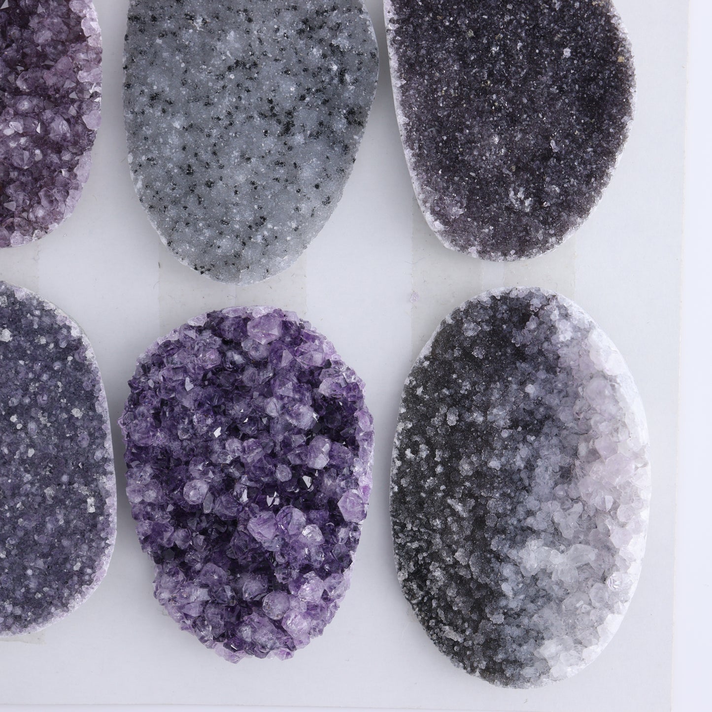 Uruguay Amethyst Cabs Set of 6 - Expert Wholesale and Supplier of Wholesale Crystals & Bulk Gemstones, ["Amethyst","Cabs","close_50","Uruguay"]