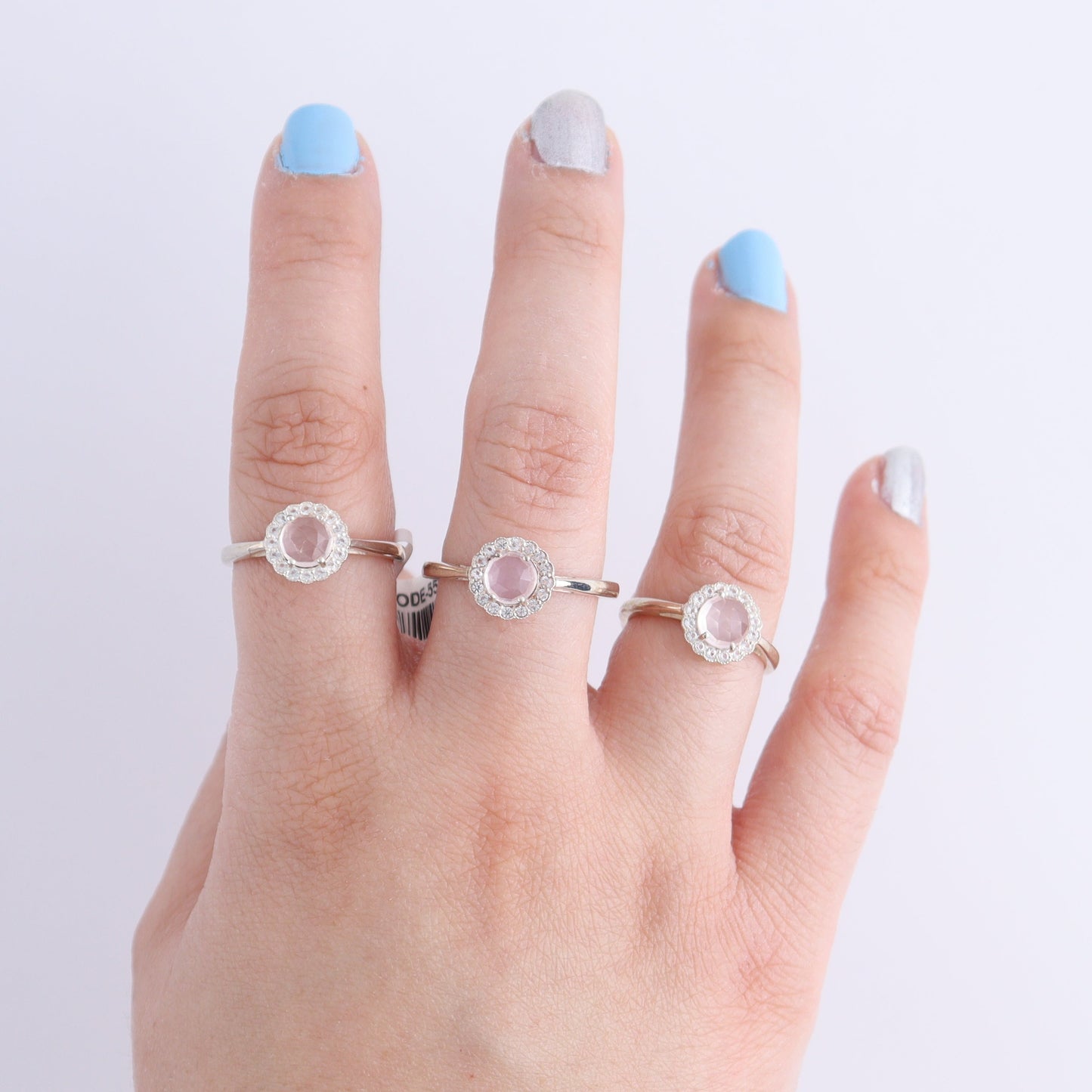 One Rose Quartz Ring - Expert Wholesale and Supplier of Wholesale Crystals & Bulk Gemstones, ["India","Ring","Rose Quartz","sterling silver"]