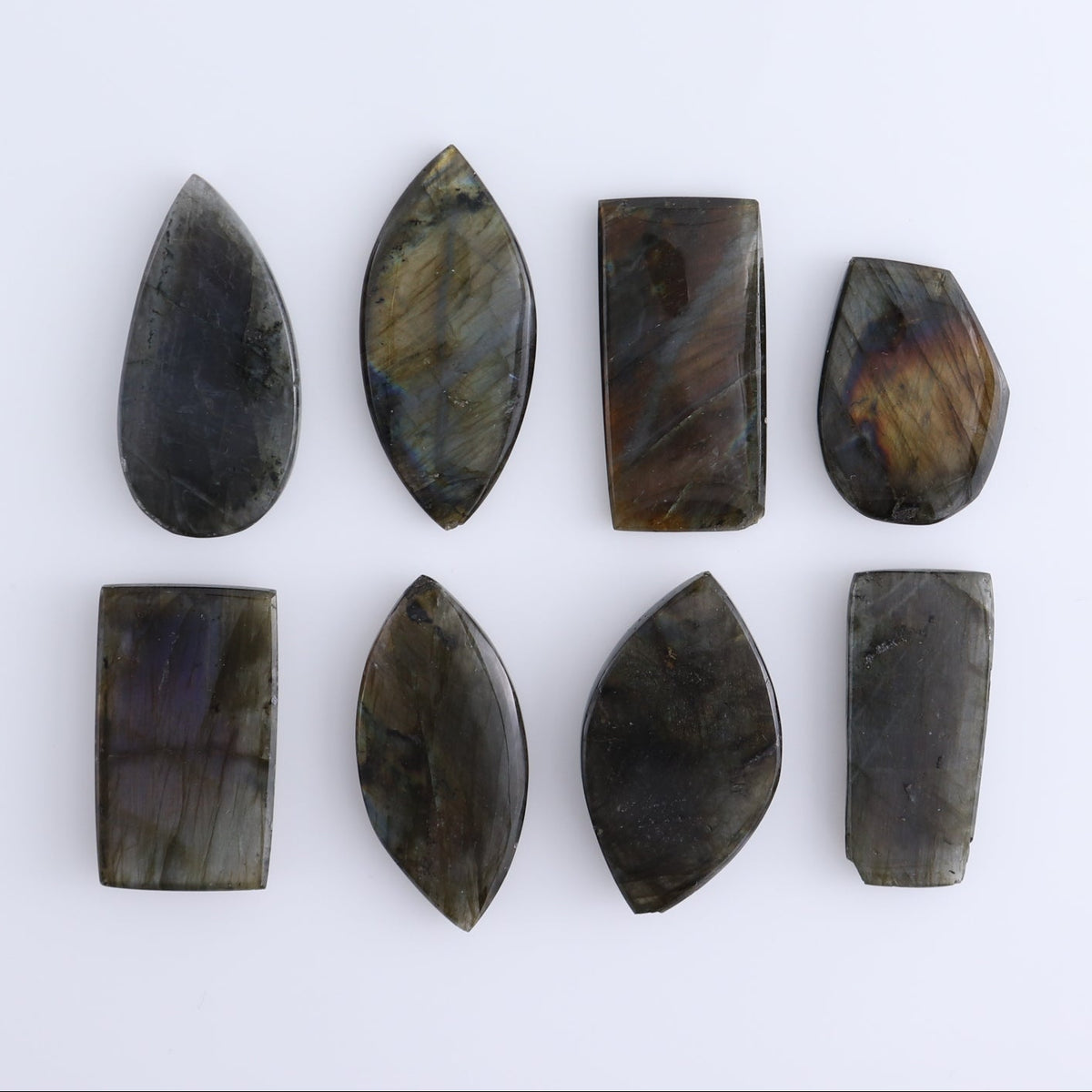 Imperfect Labradorite Cabs Set of 8