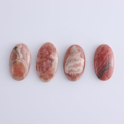 Rhodochrosite Oval Cabs Set of 6 - Expert Wholesale and Supplier of Wholesale Crystals & Bulk Gemstones, ["Argentina","Cabs","Oval","Rhodochrosite"]
