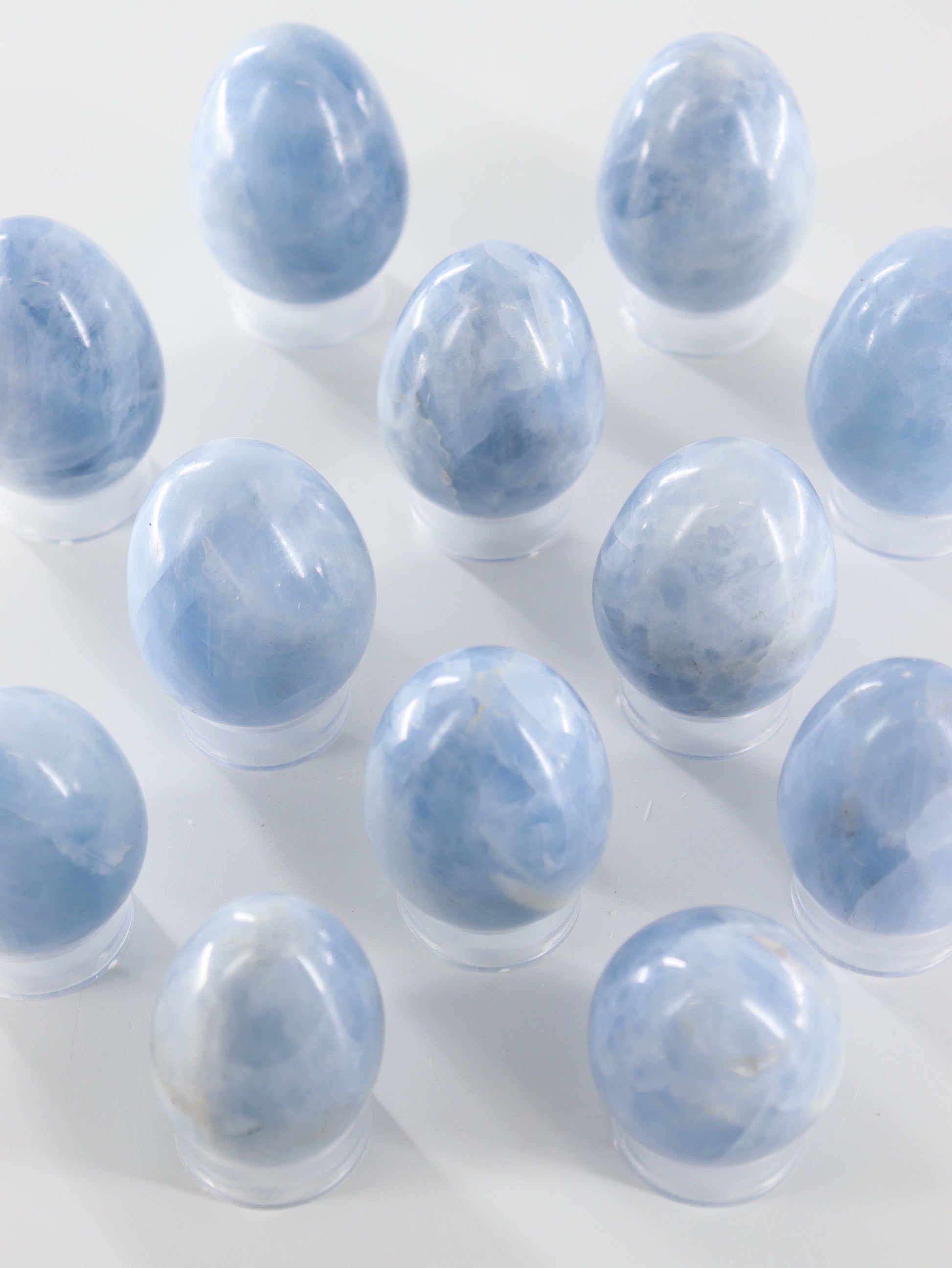 Calcite Eggs Set of 12 - Expert Wholesale and Supplier of Wholesale Crystals & Bulk Gemstones, []