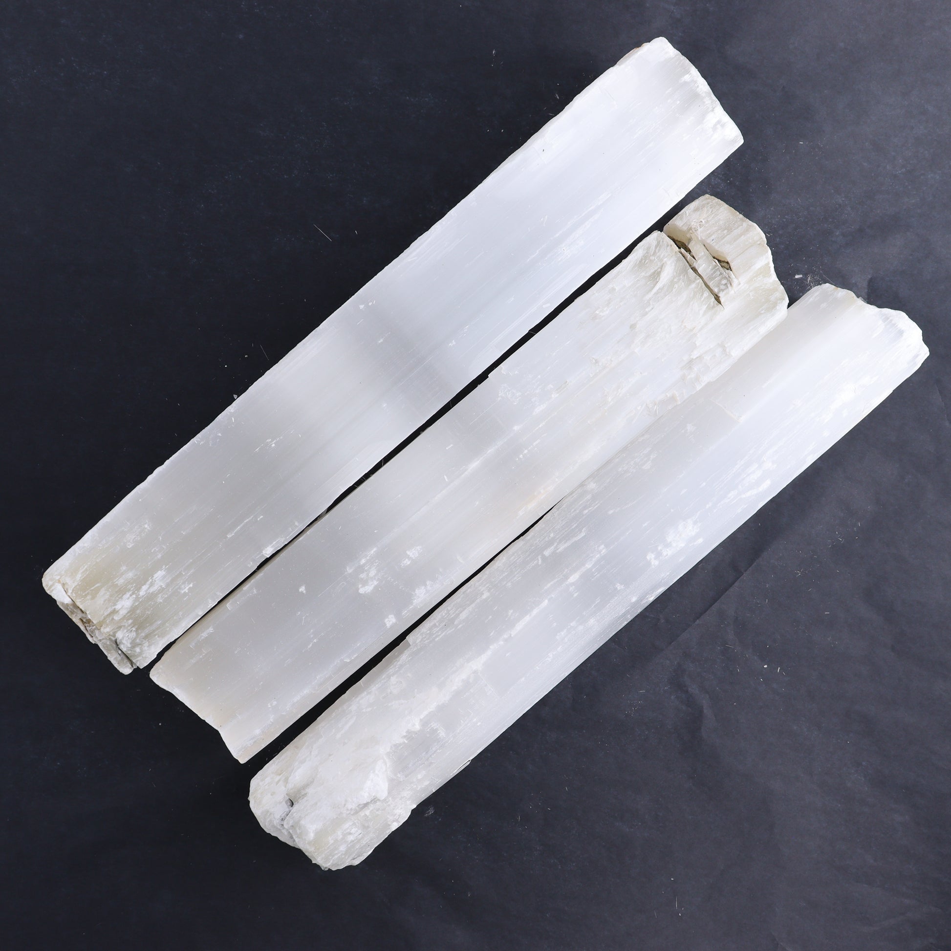 Selenite Logs Set of 3 - Expert Wholesale and Supplier of Wholesale Crystals & Bulk Gemstones, ["logs","selenite"]
