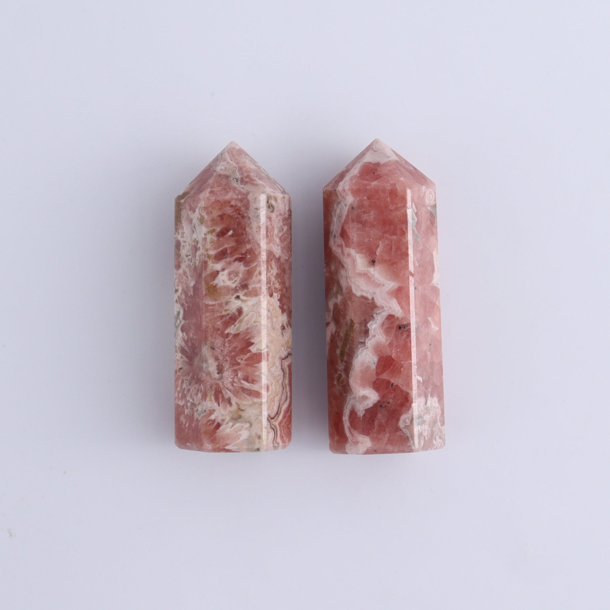 Rhodochrosite Towers Set of 5 - Expert Wholesale and Supplier of Wholesale Crystals & Bulk Gemstones, ["Argentina","Rhodochrosite","Towers"]