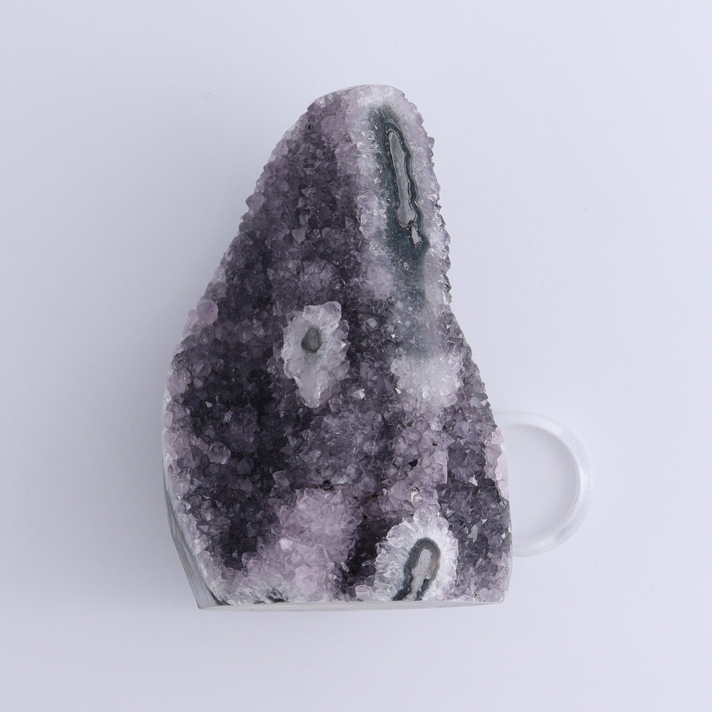 Uruguay Amethyst Cut Base Set of 2 - Expert Wholesale and Supplier of Wholesale Crystals & Bulk Gemstones, ["Amethyst","Cut Base","Uruguay"]