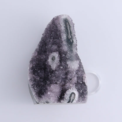 Uruguay Amethyst Cut Base Set of 2 - Expert Wholesale and Supplier of Wholesale Crystals & Bulk Gemstones, ["Amethyst","Cut Base","Uruguay"]