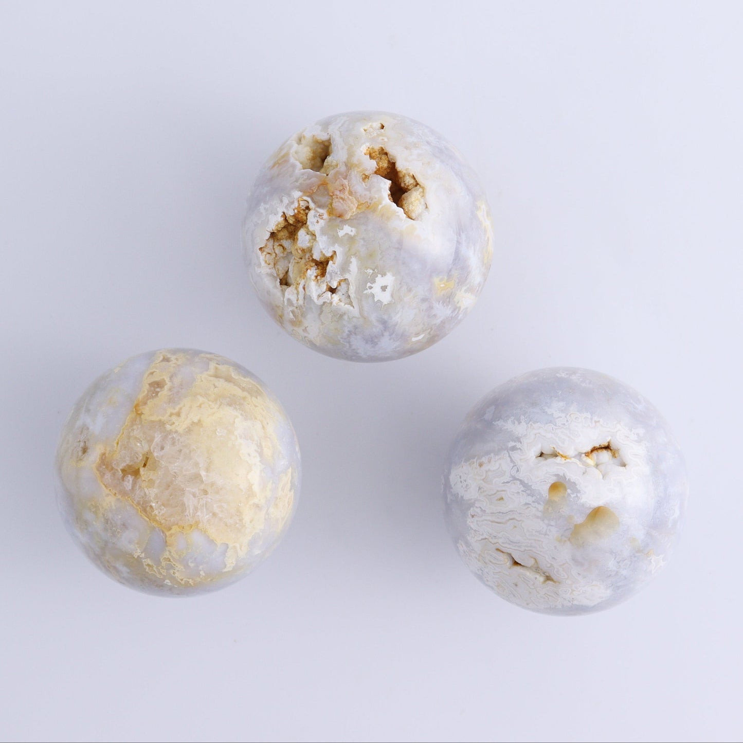 Agate Spheres Set of 6 - Expert Wholesale and Supplier of Wholesale Crystals & Bulk Gemstones, ["Agate","Madagascar","Spheres"]