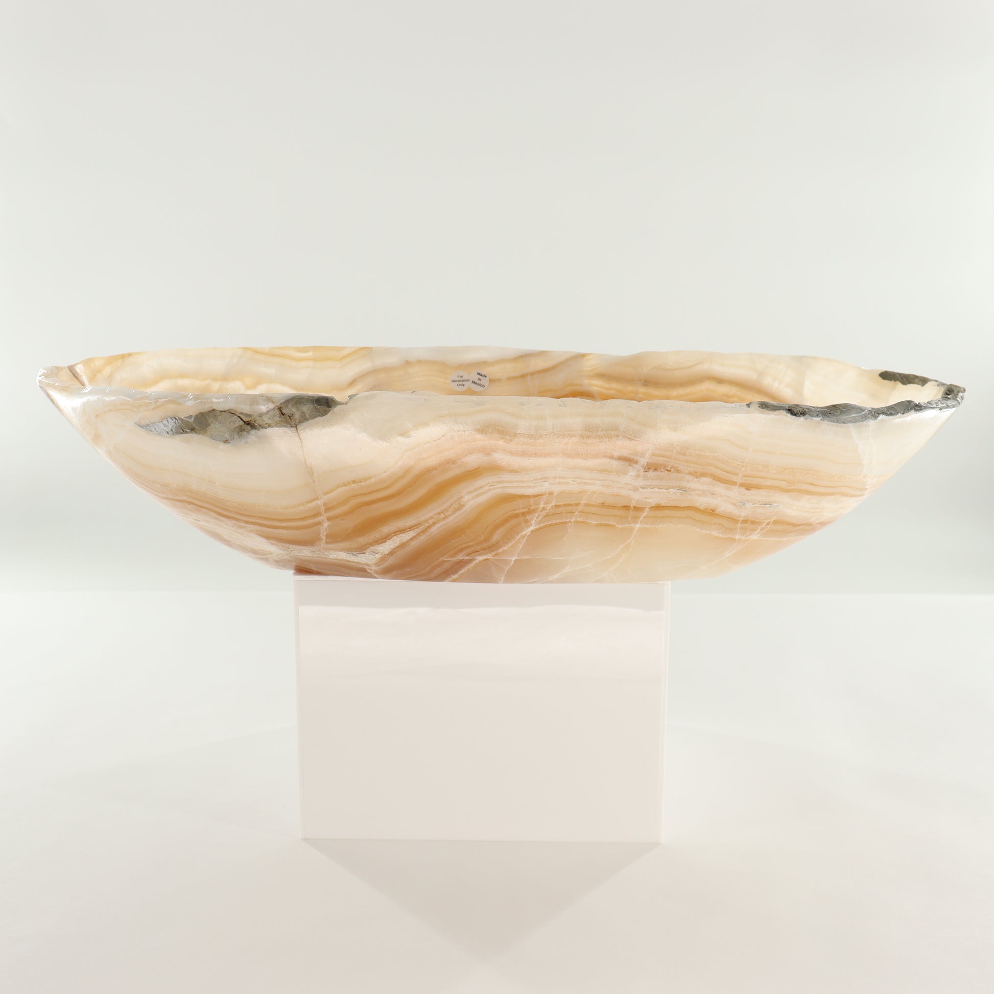 Onyx Canoe Bowl - Expert Wholesale and Supplier of Wholesale Crystals & Bulk Gemstones, ["Bowls","canoe","Mexico","onyx"]