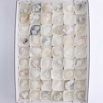 Apophyllite Clusters Flat of 54 - Expert Wholesale and Supplier of Wholesale Crystals & Bulk Gemstones, ["Apophyllite","Clusters","Flats"]
