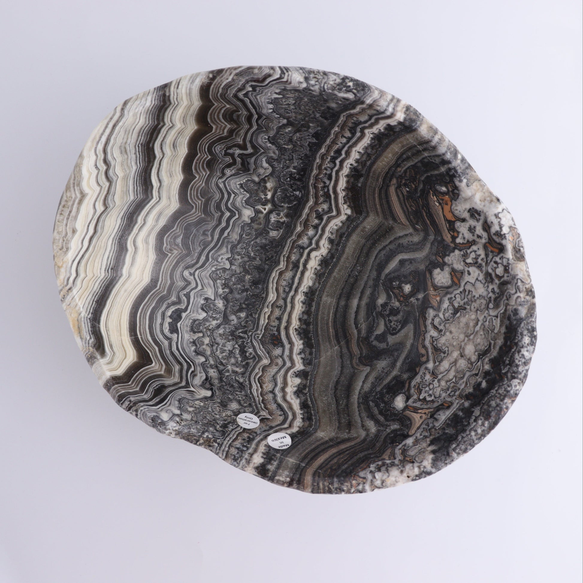Zebra Onyx Bowl - Expert Wholesale and Supplier of Wholesale Crystals & Bulk Gemstones, ["Bowls","Mexico","onyx"]