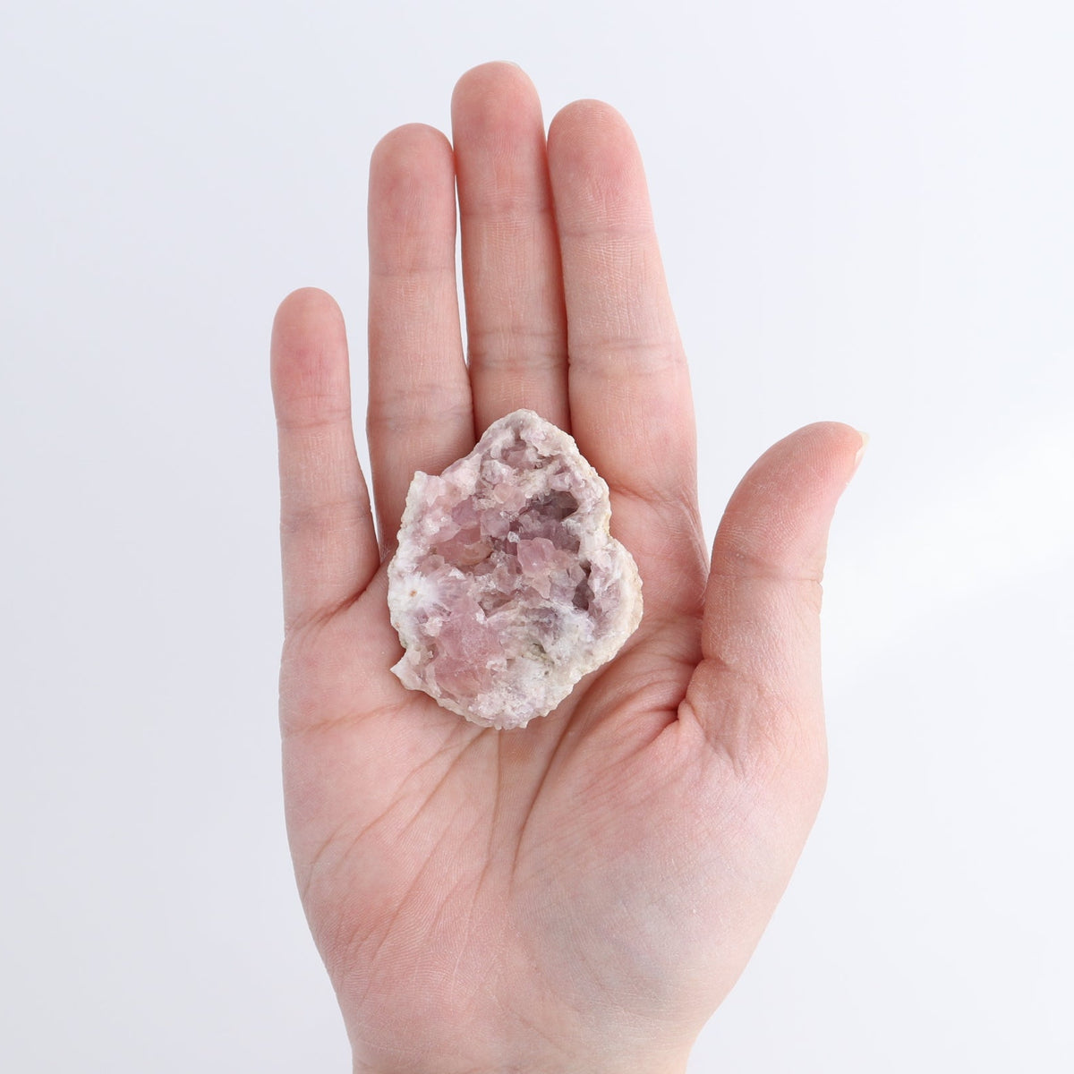 Pink Amethyst Geodes Set of 7
