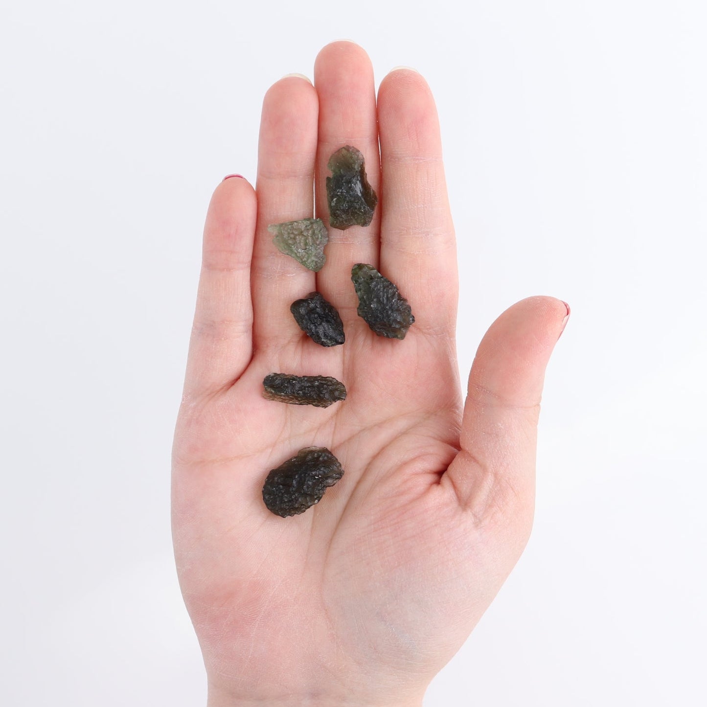 Moldavite Pieces Set of 6