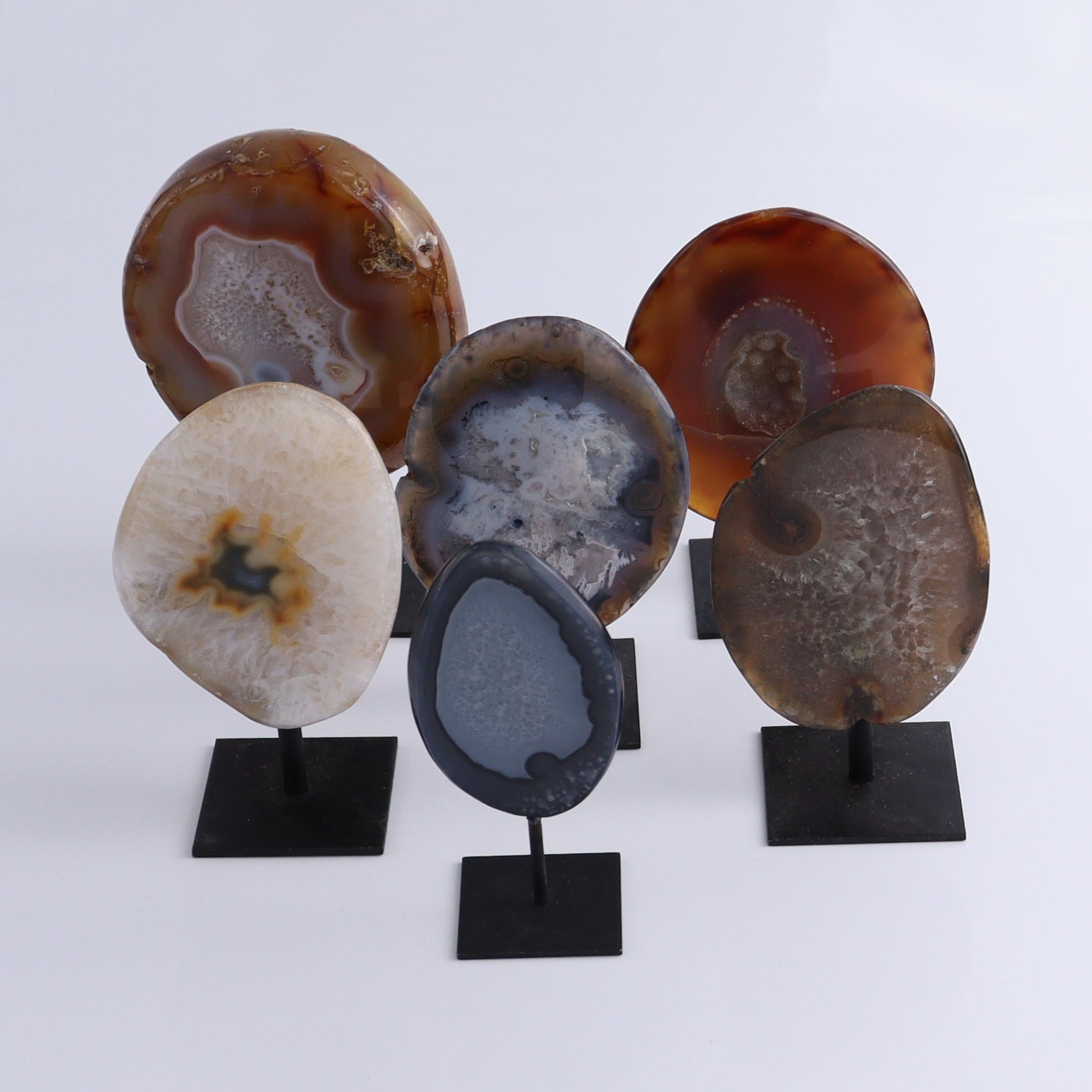 Agate on Pins Set of 6 - Expert Wholesale and Supplier of Wholesale Crystals & Bulk Gemstones, ["Agate","Brazil","close_30","On Pins"]