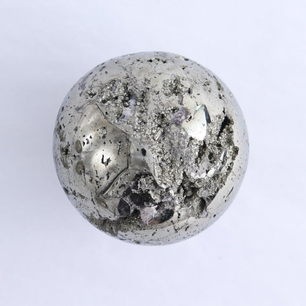 Pyrite Spheres Set of 4