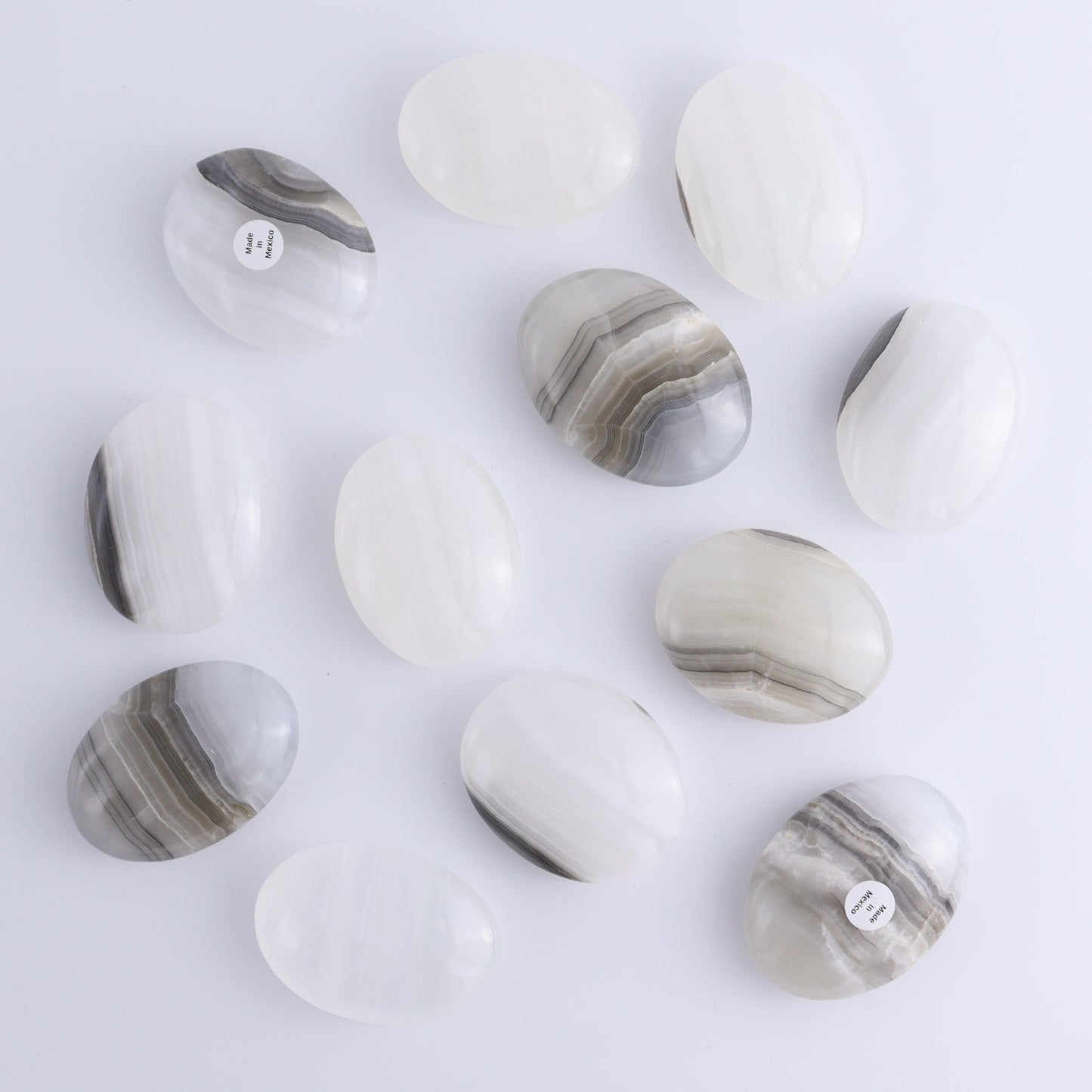 Onyx Palm Stones 1 kg Set - Expert Wholesale and Supplier of Wholesale Crystals & Bulk Gemstones, ["Mexico","onyx","Palm Stones"]