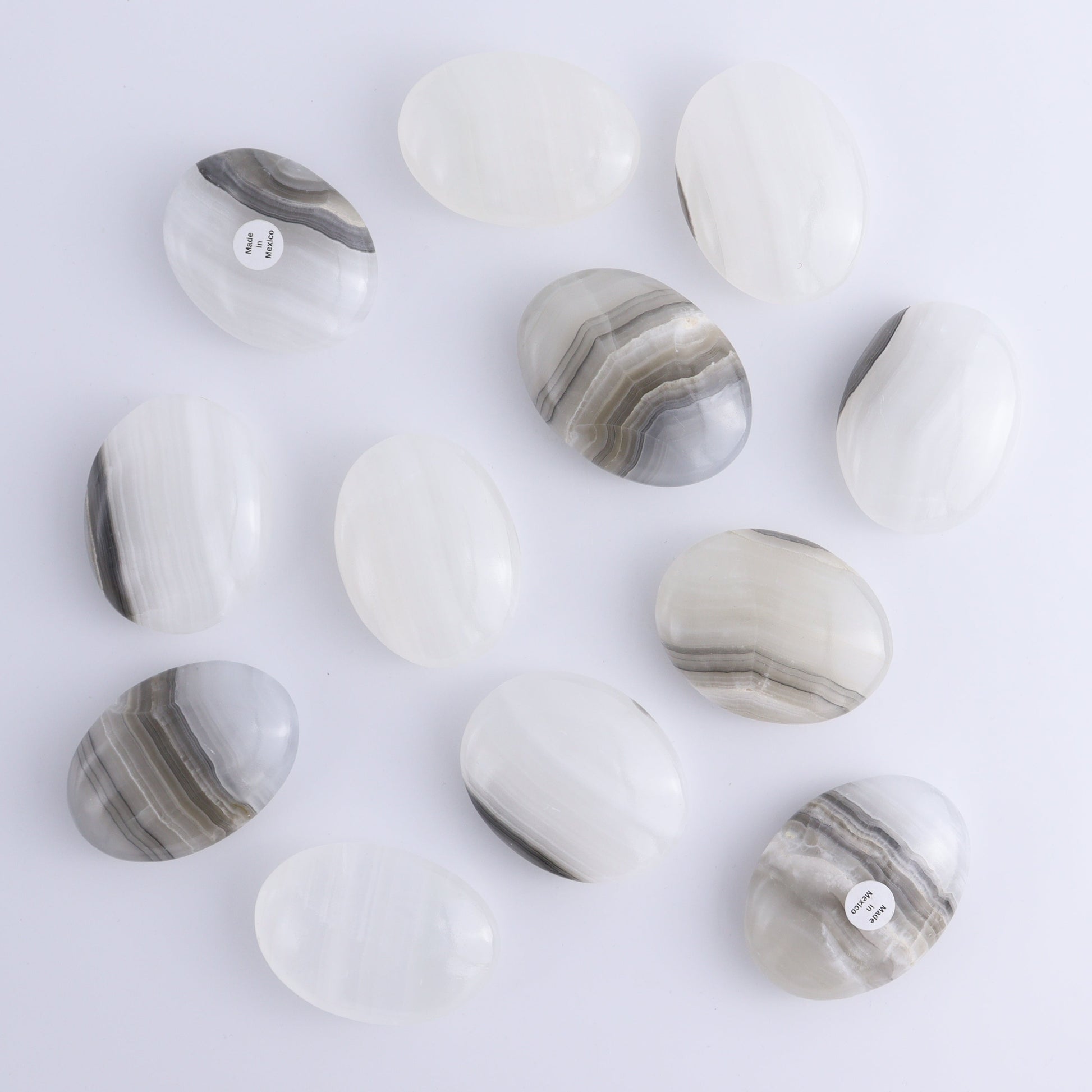 Onyx Palm Stones 1 kg Set - Expert Wholesale and Supplier of Wholesale Crystals & Bulk Gemstones, ["Mexico","onyx","Palm Stones"]