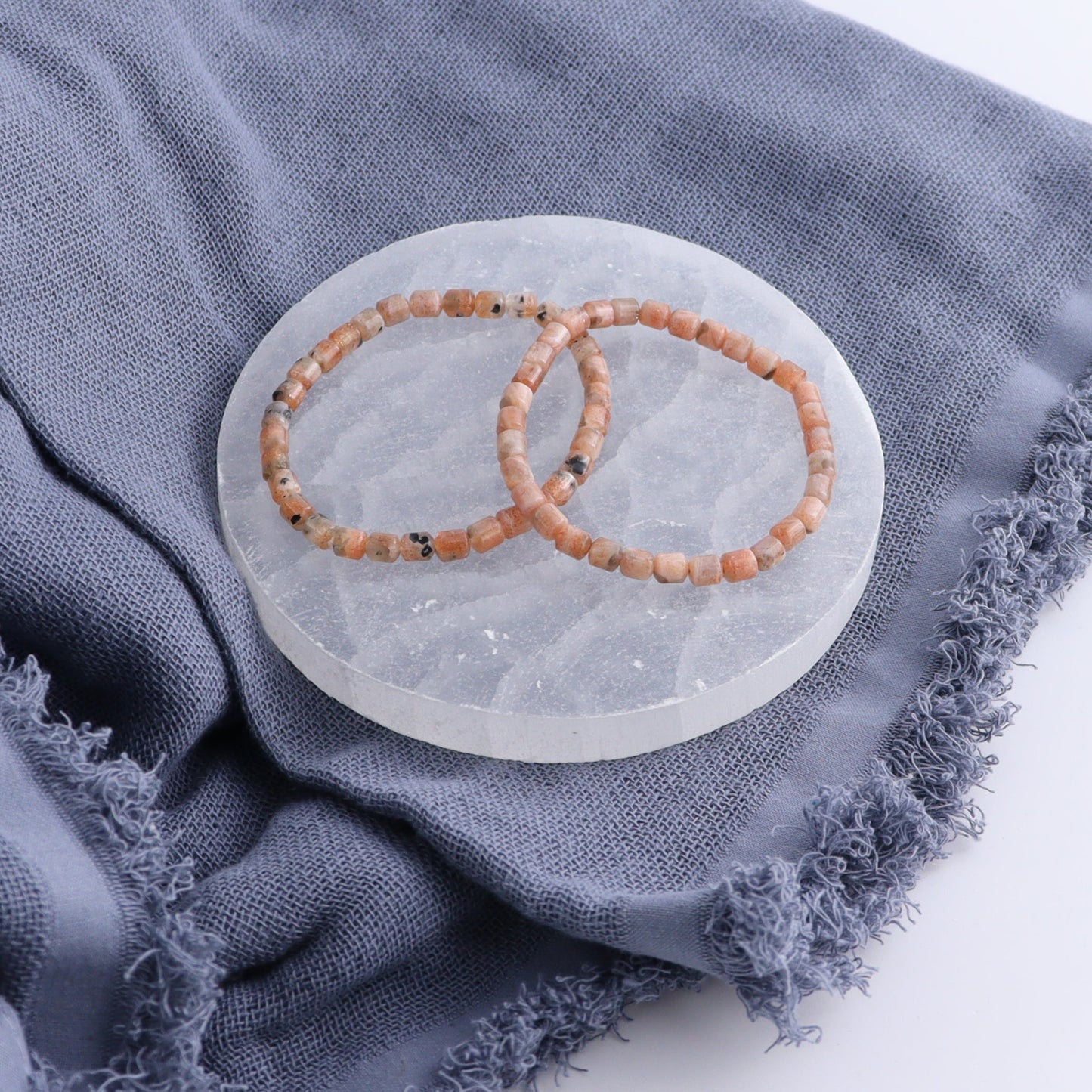 One Sunstone Cylinder Bracelet - Expert Wholesale and Supplier of Wholesale Crystals & Bulk Gemstones, ["Bracelet","bracelets","Sunstone"]