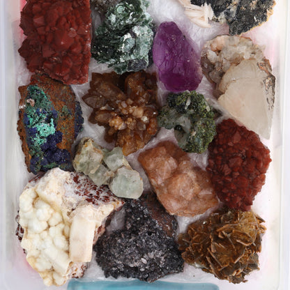 Mixed Minerals Flat from Morocco