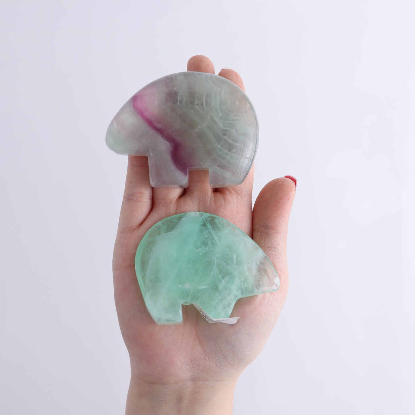 Fluorite Bears set of 6 - Expert Wholesale and Supplier of Wholesale Crystals & Bulk Gemstones, ["Bears","Fluorite","Indonesia","Zuni Bears"]