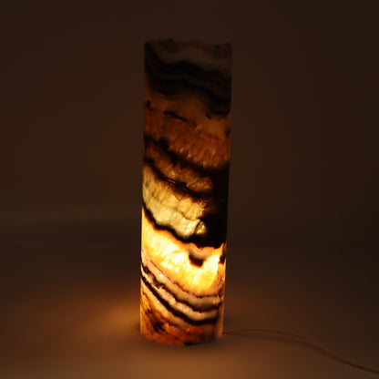 One Wide Green & Honey Onyx Lamp Blind - Expert Wholesale and Supplier of Wholesale Crystals & Bulk Gemstones, ["Lamps","Mexico","onyx"]