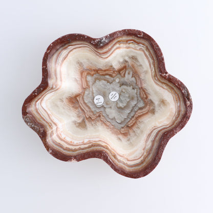 One Bowl Mexican Onyx/Calcite Red & Pink Mix - Expert Wholesale and Supplier of Wholesale Crystals & Bulk Gemstones, ["bowl","Calcite","Catalog Onyx","Decorative Dish","Mexico","onyx"]