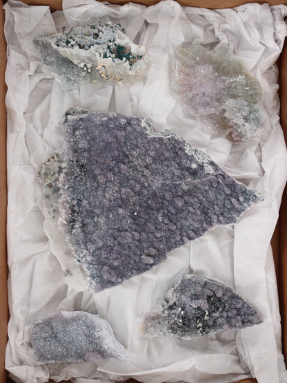 Amethyst Flower Set of 5 - Expert Wholesale and Supplier of Wholesale Crystals & Bulk Gemstones, []