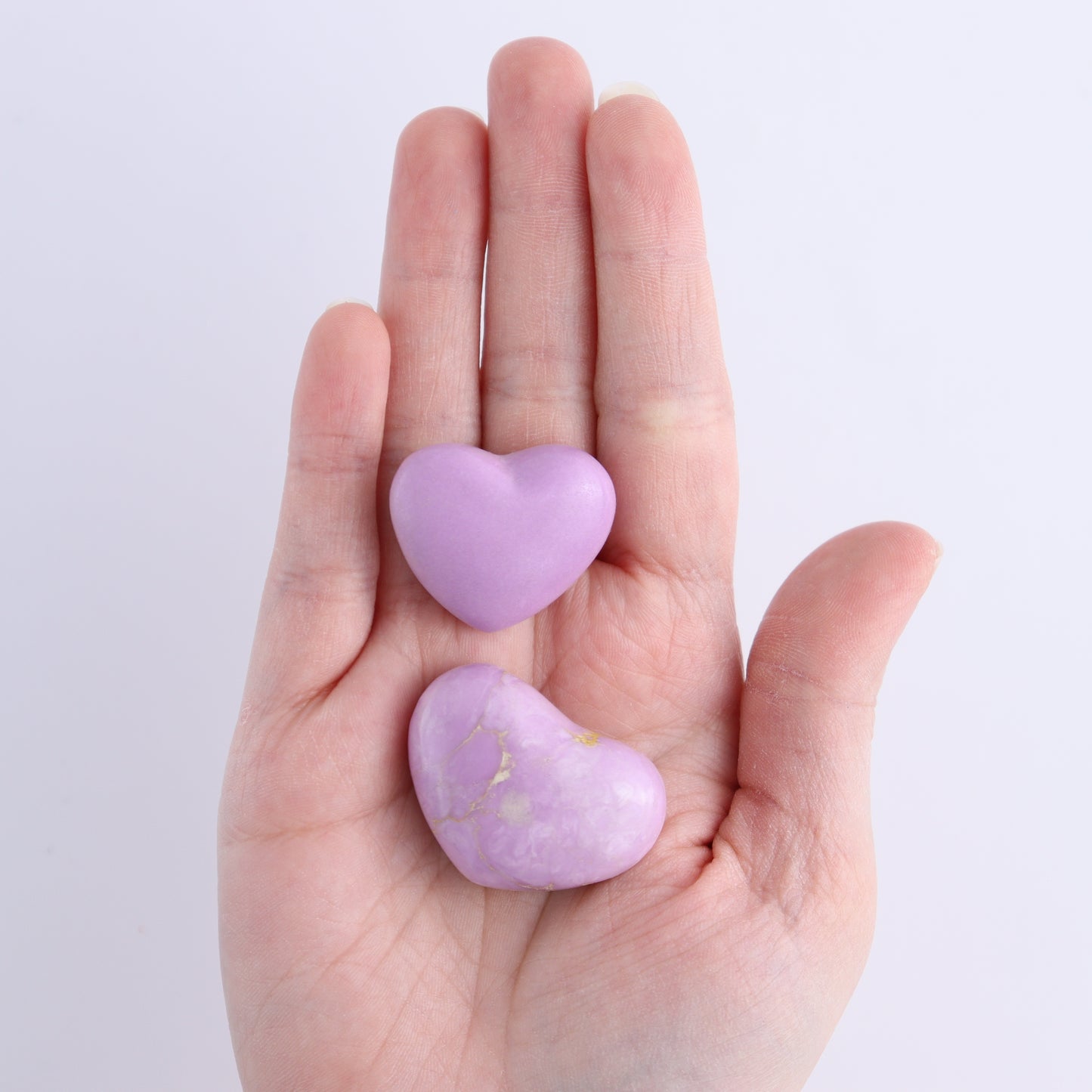Phosphosiderite Hearts Set of 12 - Expert Wholesale and Supplier of Wholesale Crystals & Bulk Gemstones, ["Hearts","Phosphosiderite"]