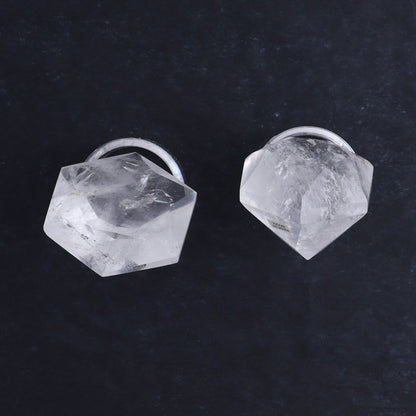 Quartz Diamond Shaped Carvings Set of 5 - Expert Wholesale and Supplier of Wholesale Crystals & Bulk Gemstones, ["Brazil","Clear Quartz","Mixed Carvings","Quartz"]