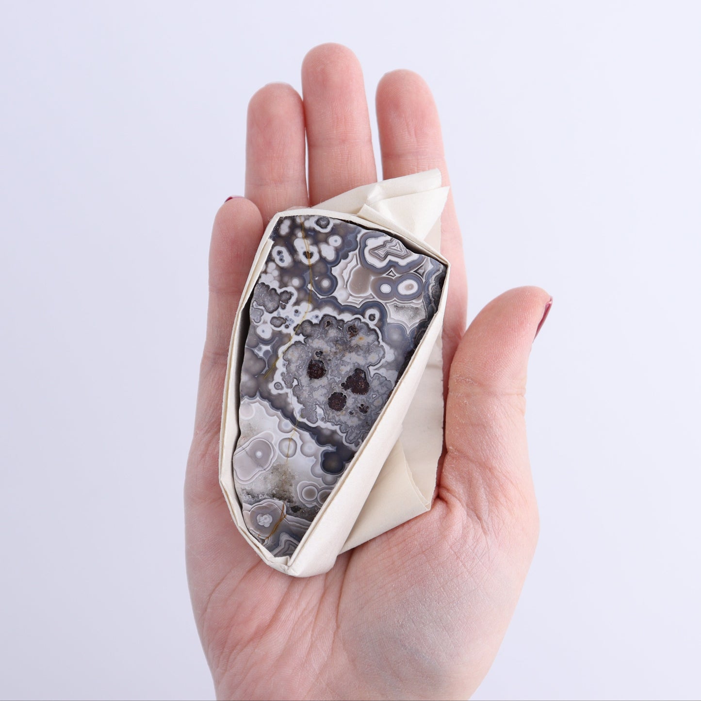 Crazy Lace Agate Flat of 12 - Expert Wholesale and Supplier of Wholesale Crystals & Bulk Gemstones, ["Crazy Lace Agate","Mexico"]