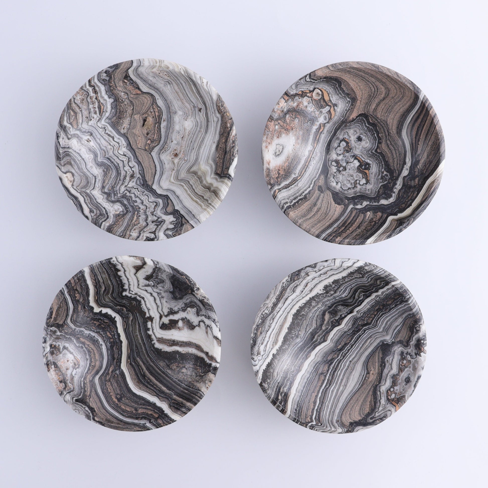 One Bowl (12 cm) Mexican Onyx/Calcite Zebra Polished - Expert Wholesale and Supplier of Wholesale Crystals & Bulk Gemstones, ["bowl","Calcite","Catalog Onyx","Decorative Dish","Mexico","onyx"]