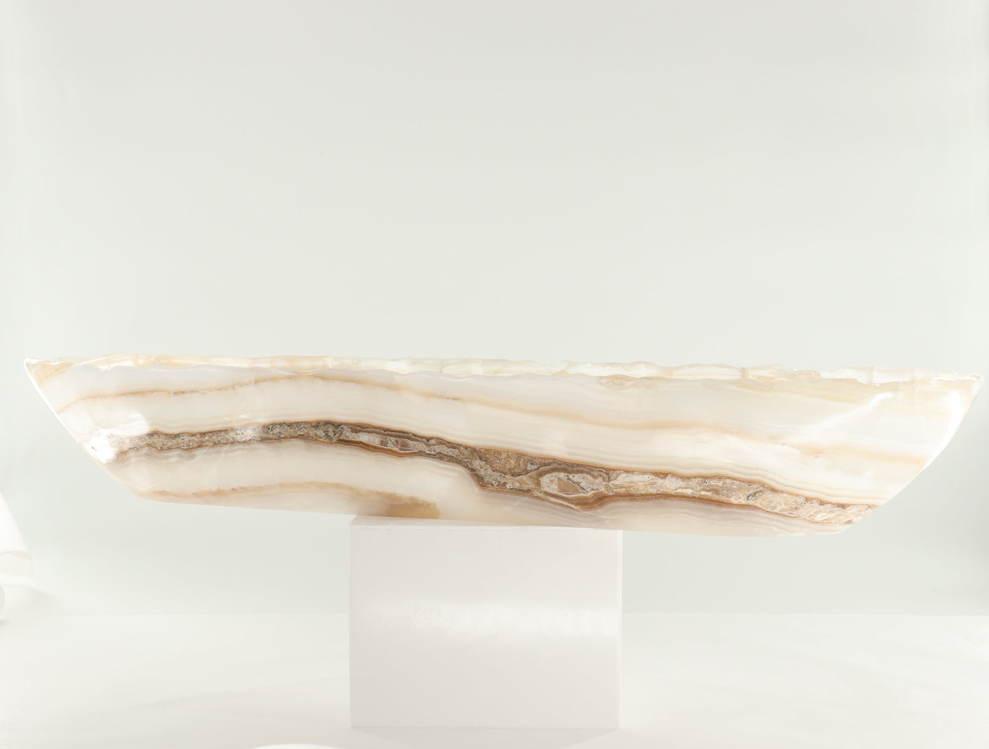 Onyx Canoe Bowl - Expert Wholesale and Supplier of Wholesale Crystals & Bulk Gemstones, ["Bowls","canoe","Mexico","onyx"]