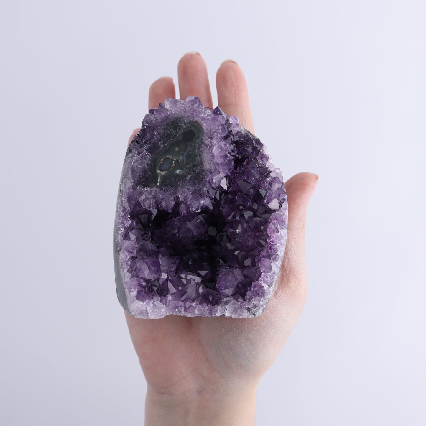 Uruguay Amethyst Cut Base Set of 3 - Expert Wholesale and Supplier of Wholesale Crystals & Bulk Gemstones, ["Amethyst","Cut Base","Uruguay"]