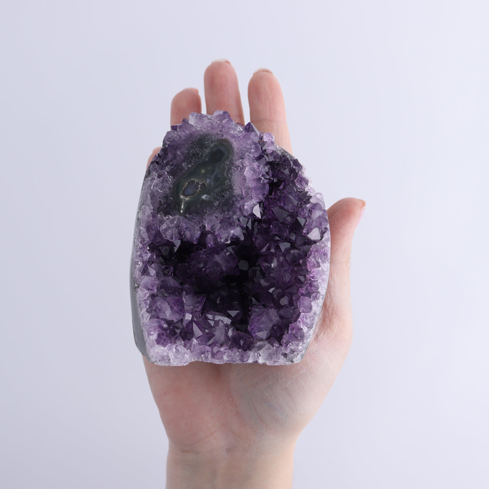 Uruguay Amethyst Cut Base Set of 3 - Expert Wholesale and Supplier of Wholesale Crystals & Bulk Gemstones, ["Amethyst","Cut Base","Uruguay"]