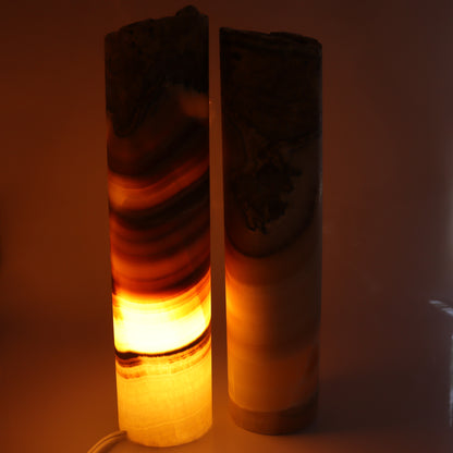 Onyx Lamps Set of 2 - Expert Wholesale and Supplier of Wholesale Crystals & Bulk Gemstones, ["Lamps","Mexico","onyx"]