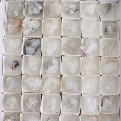 Apophyllite Clusters Flat of 54 - Expert Wholesale and Supplier of Wholesale Crystals & Bulk Gemstones, ["Apophyllite","Clusters","Flats"]