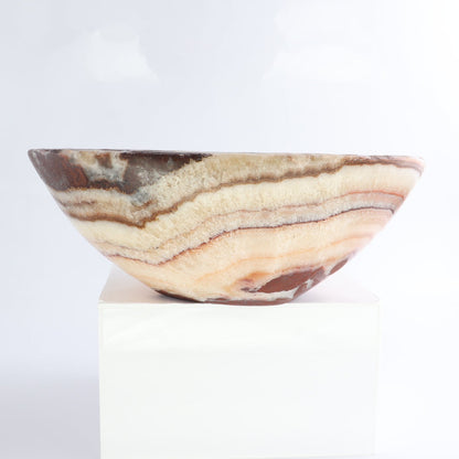 Mexican Onyx/Calcite Bowl - Expert Wholesale and Supplier of Wholesale Crystals & Bulk Gemstones, ["Bowls","Calcite","Mexico","onyx"]