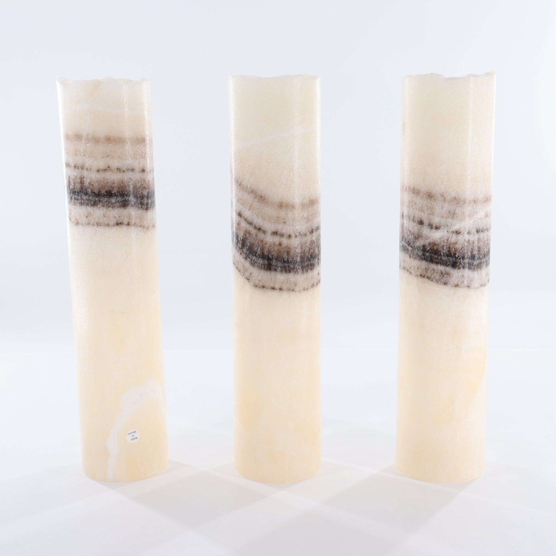 One White with Banding Onyx Lamp Blind - Expert Wholesale and Supplier of Wholesale Crystals & Bulk Gemstones, ["Lamps","Mexico","onyx"]