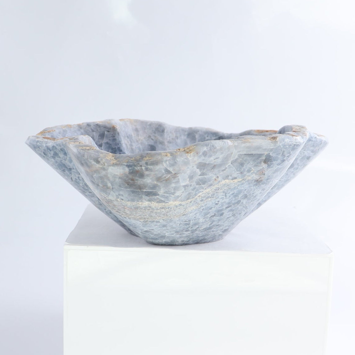 Blue Calcite Bowl