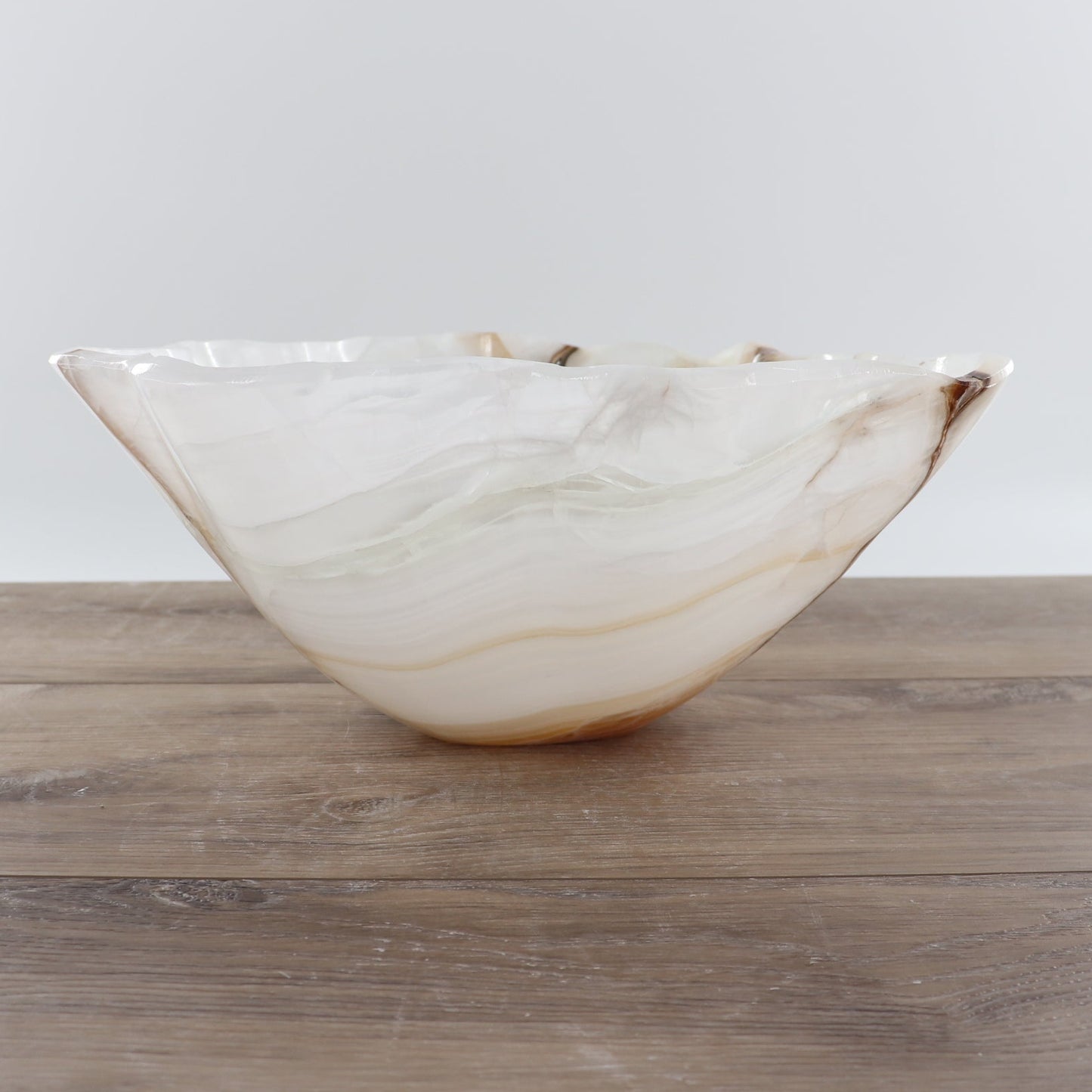 Mexican Onyx/Calcite Bowl 14"