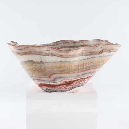 Mexican Onyx/Calcite Bowl 14"