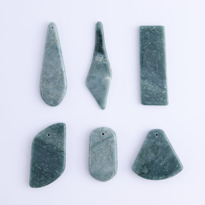 Jadeite Pendants Set of 6 - Expert Wholesale and Supplier of Wholesale Crystals & Bulk Gemstones, ["Guatemala","jadeite","Pendants"]