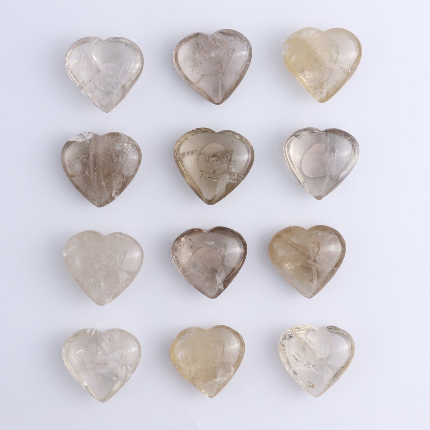 One Smoky Quartz Heart