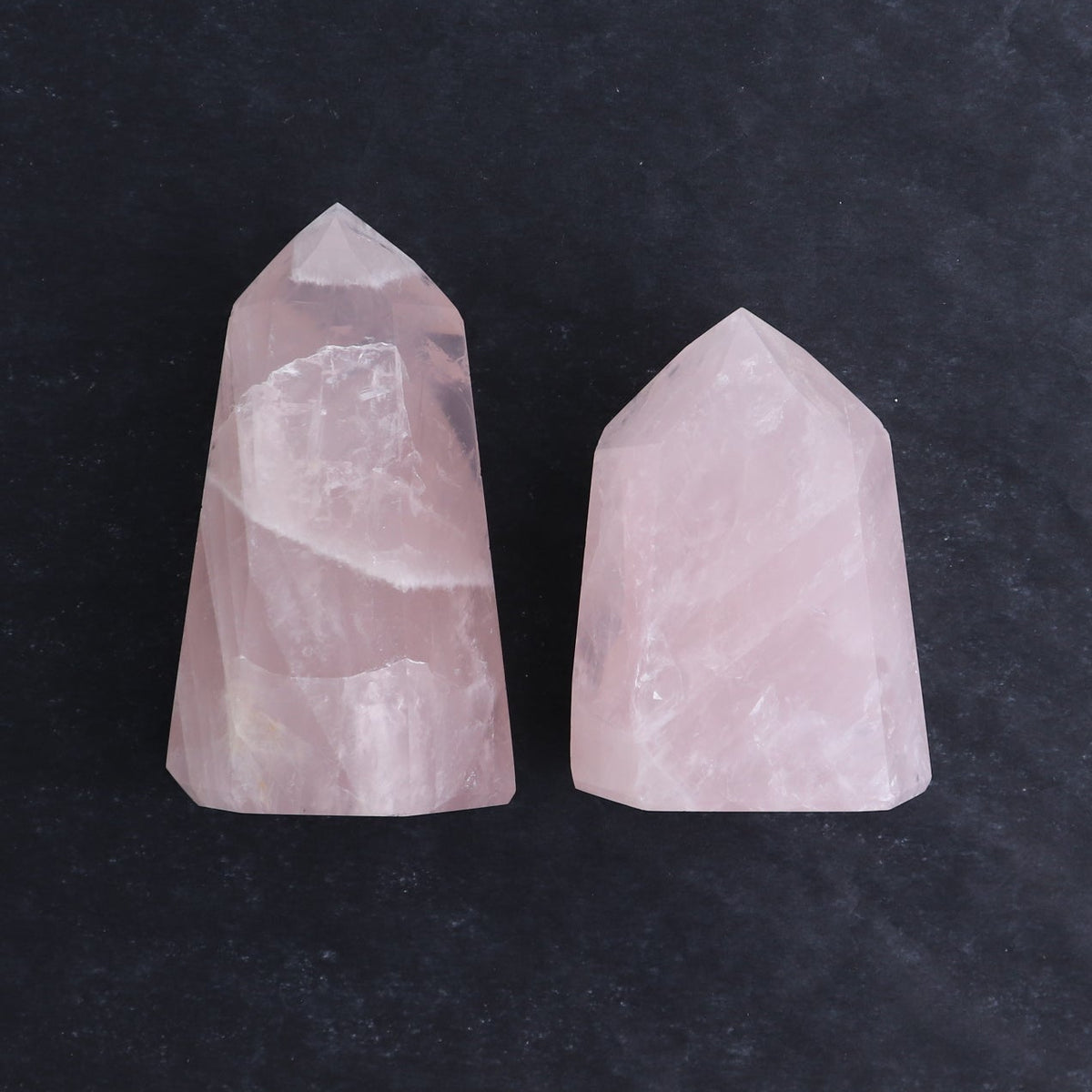 Rose Quartz Towers Set of 5