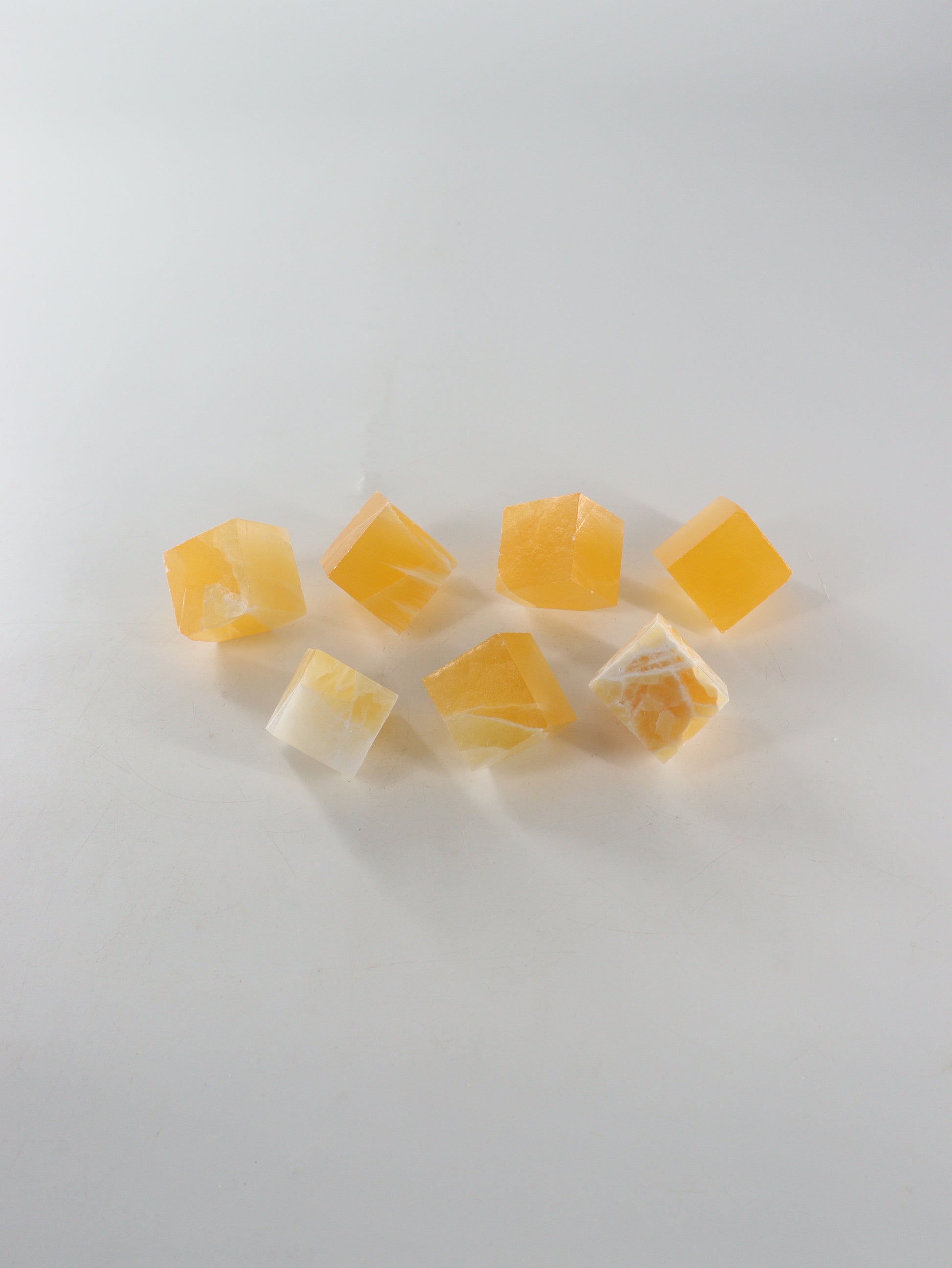 Calcite Cubes Set of 7 - Expert Wholesale and Supplier of Wholesale Crystals & Bulk Gemstones, []