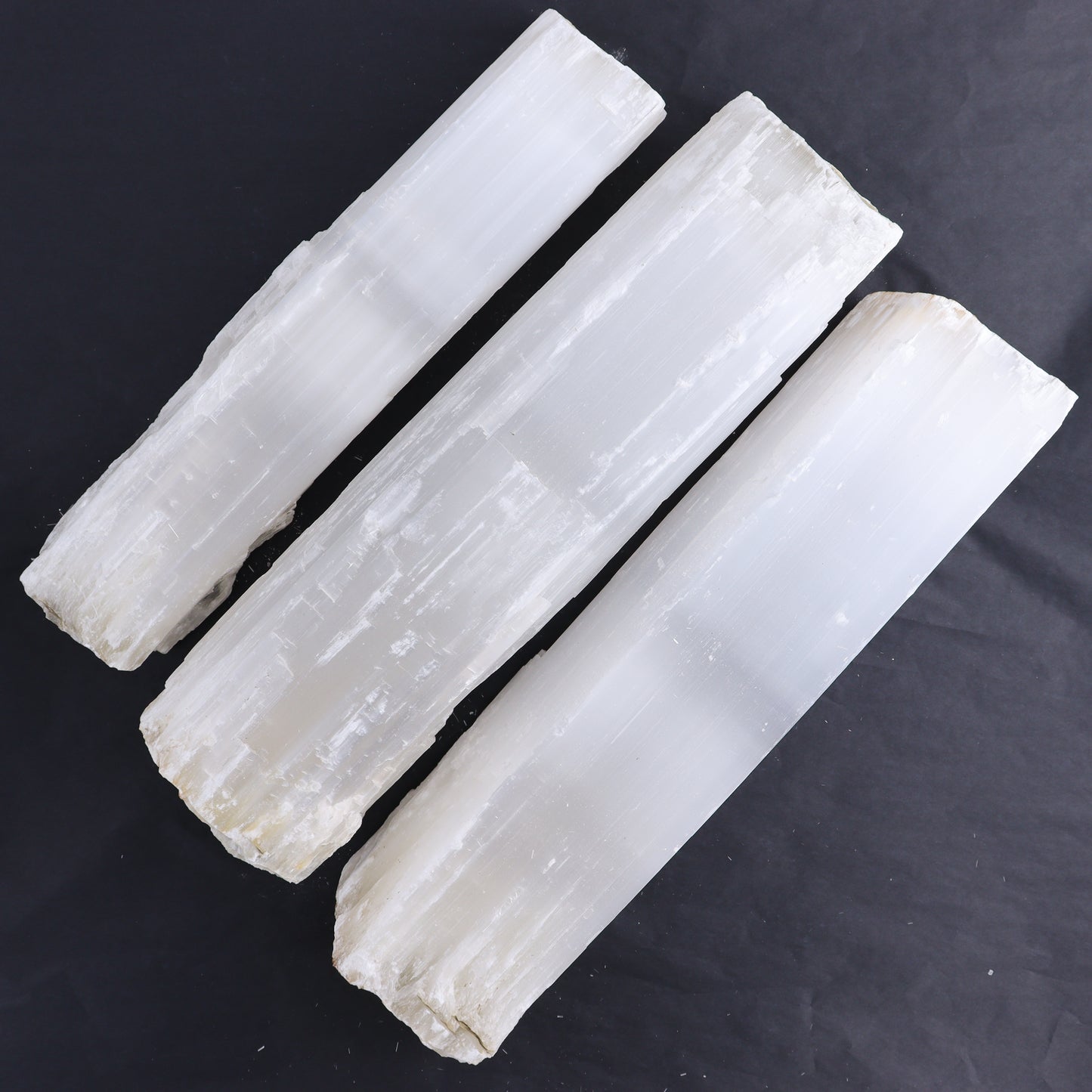 Selenite Logs Set of 3 - Expert Wholesale and Supplier of Wholesale Crystals & Bulk Gemstones, ["logs","selenite"]
