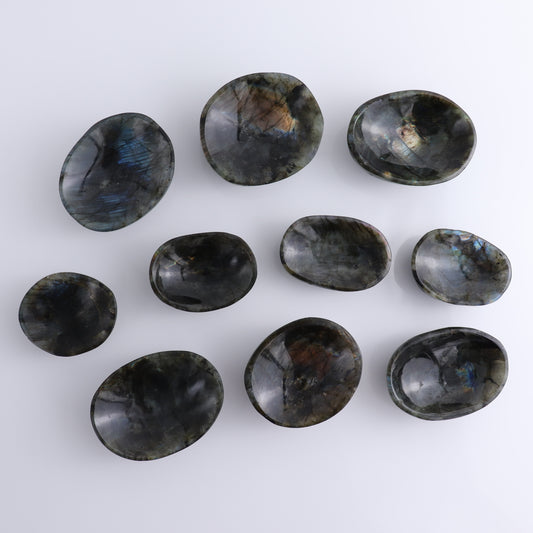 Labradorite Bowls Set of 10