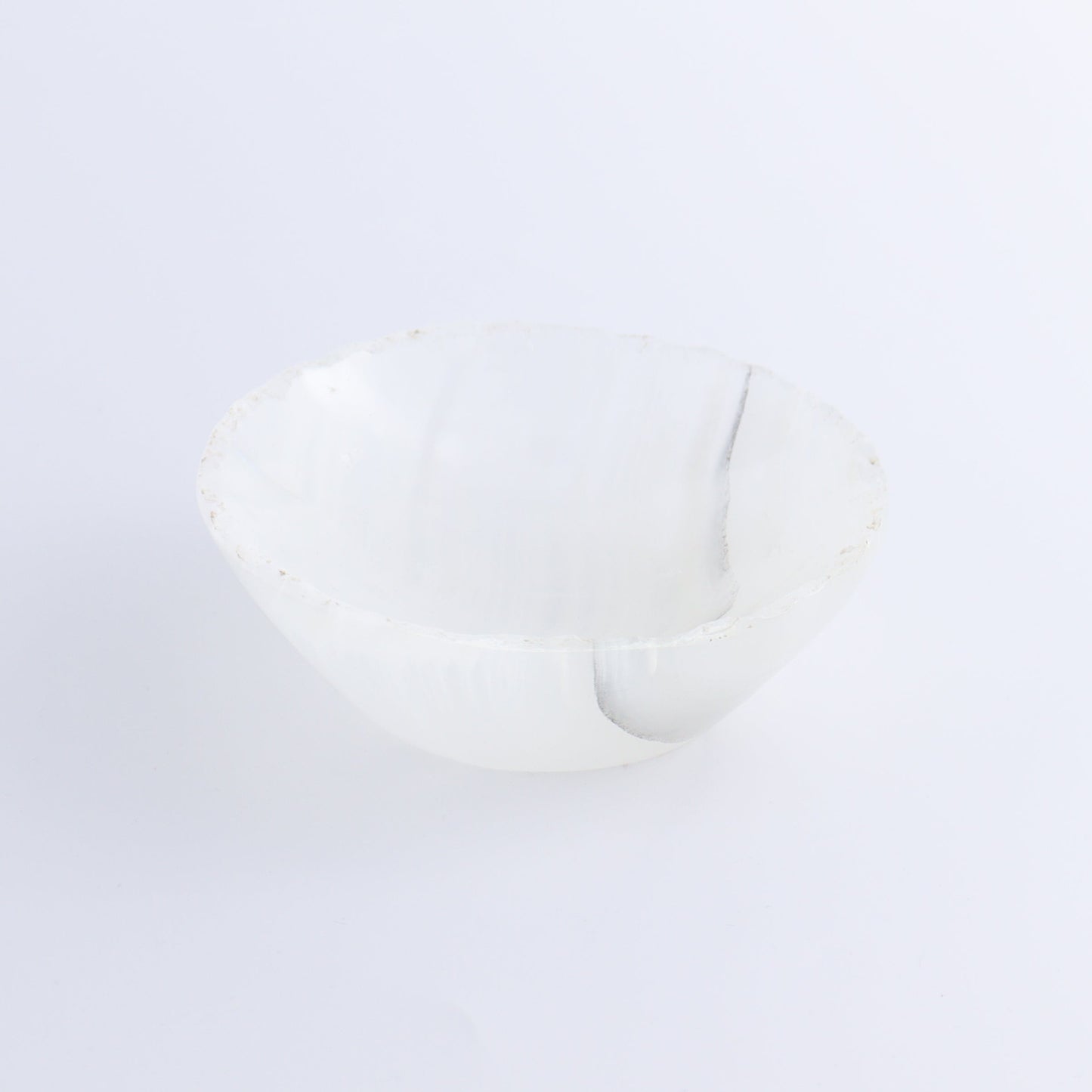 One Bowl (12 cm) Mexican Onyx/Calcite White Rough - Expert Wholesale and Supplier of Wholesale Crystals & Bulk Gemstones, ["bowl","Calcite","Catalog Onyx","Decorative Dish","Mexico","onyx"]
