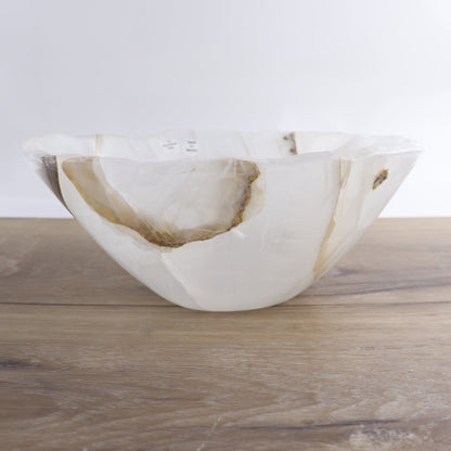 Mexican Onyx/Calcite Bowl 10"