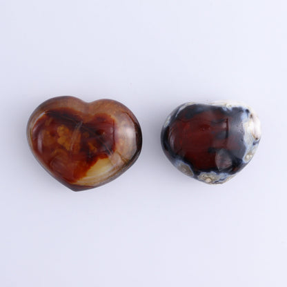 Carnelian Hearts Set of 8 - Expert Wholesale and Supplier of Wholesale Crystals & Bulk Gemstones, ["carnelian","Hearts","Madagascar"]