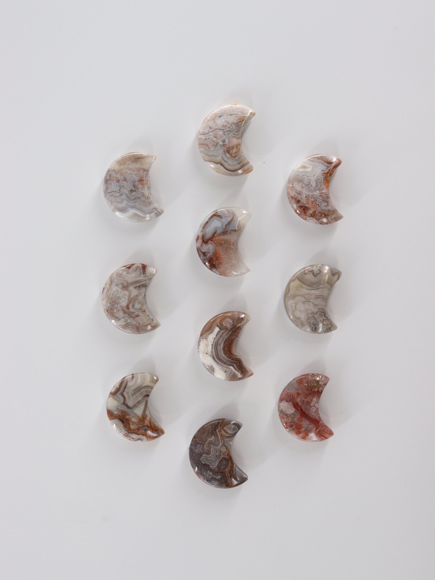 Crazy Lace Agate Moons - Expert Wholesale and Supplier of Wholesale Crystals & Bulk Gemstones, []