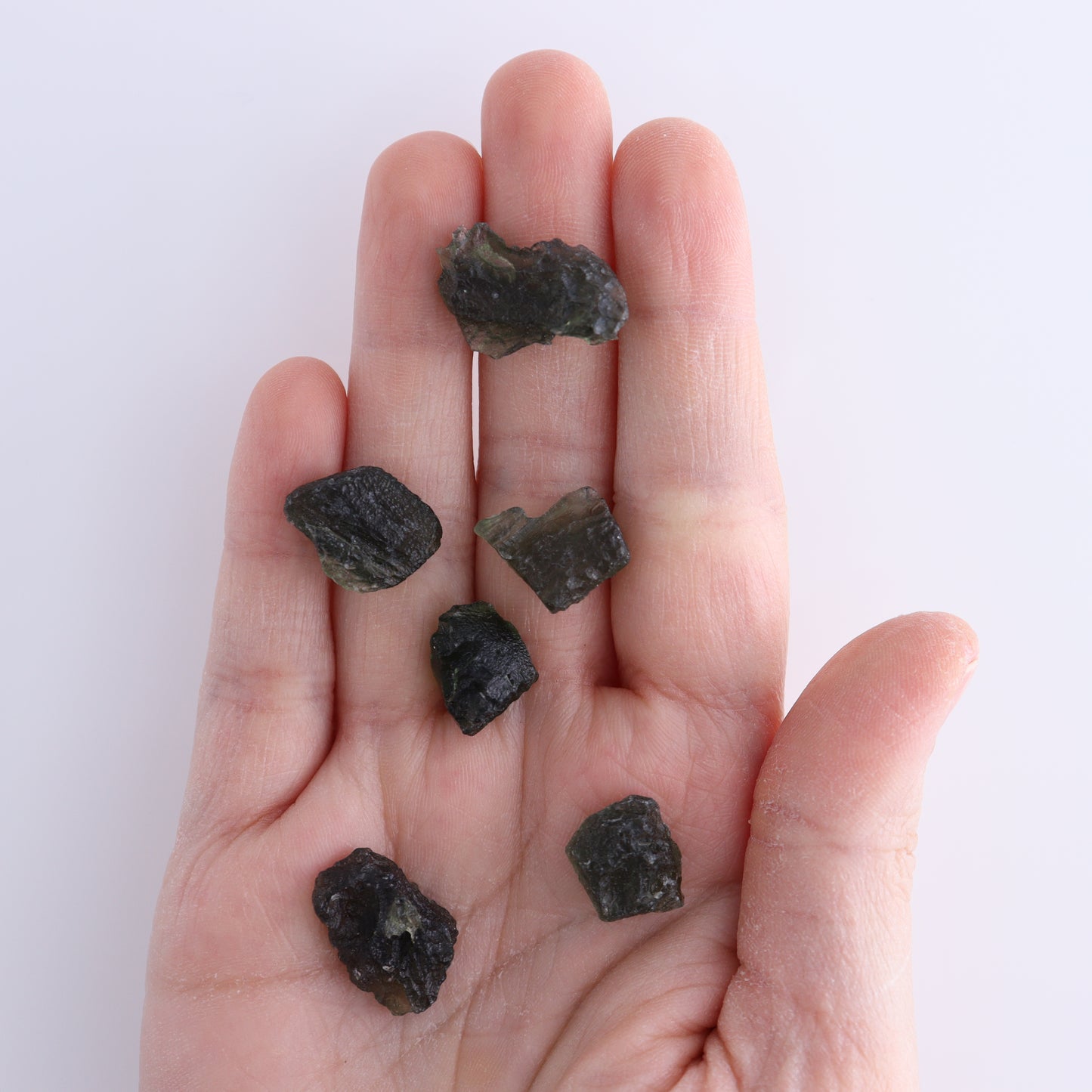 Moldavite Pieces Set of 6 - Expert Wholesale and Supplier of Wholesale Crystals & Bulk Gemstones, ["Czech Republic","Moldavite","Pieces"]